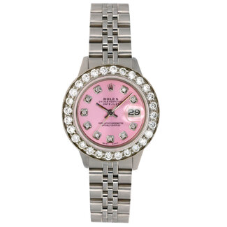 Rolex Watches ROLEX DATEJUST 26MM (1983) CUSTOM DIAMOND DIAL AND BEZEL