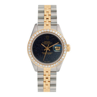 ROLEX ROLEX DATEJUST 26MM (1990) #69173 (CUSTOM DIAMOND BEZEL/DIAL)