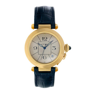 Cartier CARTIER PASHA 38MM 18K YELLOW GOLD #1989 (JUST SERVIED AT CARTIER)