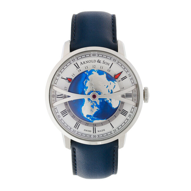 Other Brands Arnold & Son Globetrotter 42 Steel