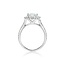 Jewellery WF 3 Carat Round Diamond Engagement Ring 14kt