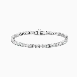 VHV (JEWELERY) WF 14K WHITE GOLD DIAMOND TENNIS BRACELET 8 PT