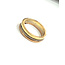 WF 18KT YELLOW GOLD RING WITH DIAMONDS SIZE 6