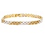 WF 18K YELLOW & WHITE GOLD BRACELET