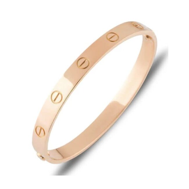 Cartier WF CARTIER LOVE BRACELET SIZE 21 ROSE GOLD (FACTORY FROM CARTIER)(BP) RECEIPTS FROM CARTIER