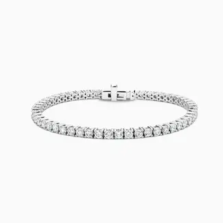 VHV (JEWELERY) WF 14K WHITE GOLD DIAMOND TENNIS BRACELET 14 PT