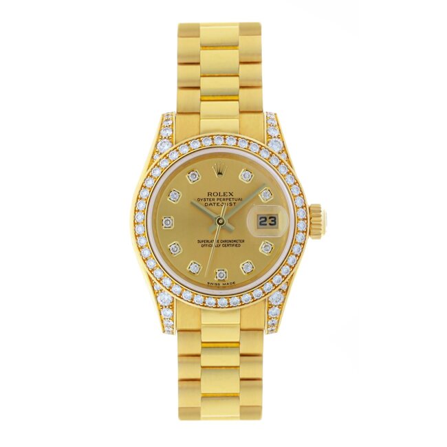 ROLEX Datejust 26MM ALL FACTROY DiamonD (07BP)