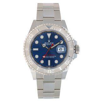 ROLEX Rolex Steel and Platinum Yacht-Master 40 Watch - Blue Dial (P18)