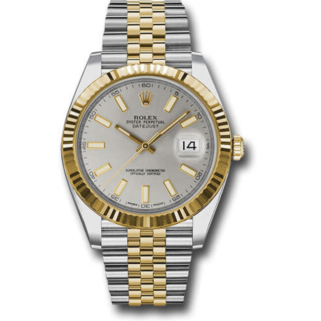 ROLEX Rolex Steel and Yellow Gold Rolesor Datejust 41mm (21PB)