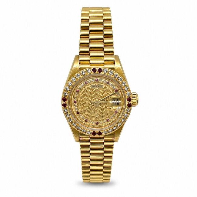 ROLEX ROLEX LADIES PRESIDENT 69178 FACTORY STRING DIAMOND (BP00)