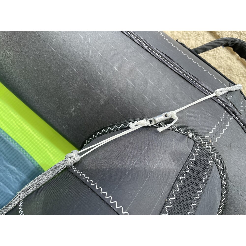 Wing Foil Leash Swivel w/ Spectra loops