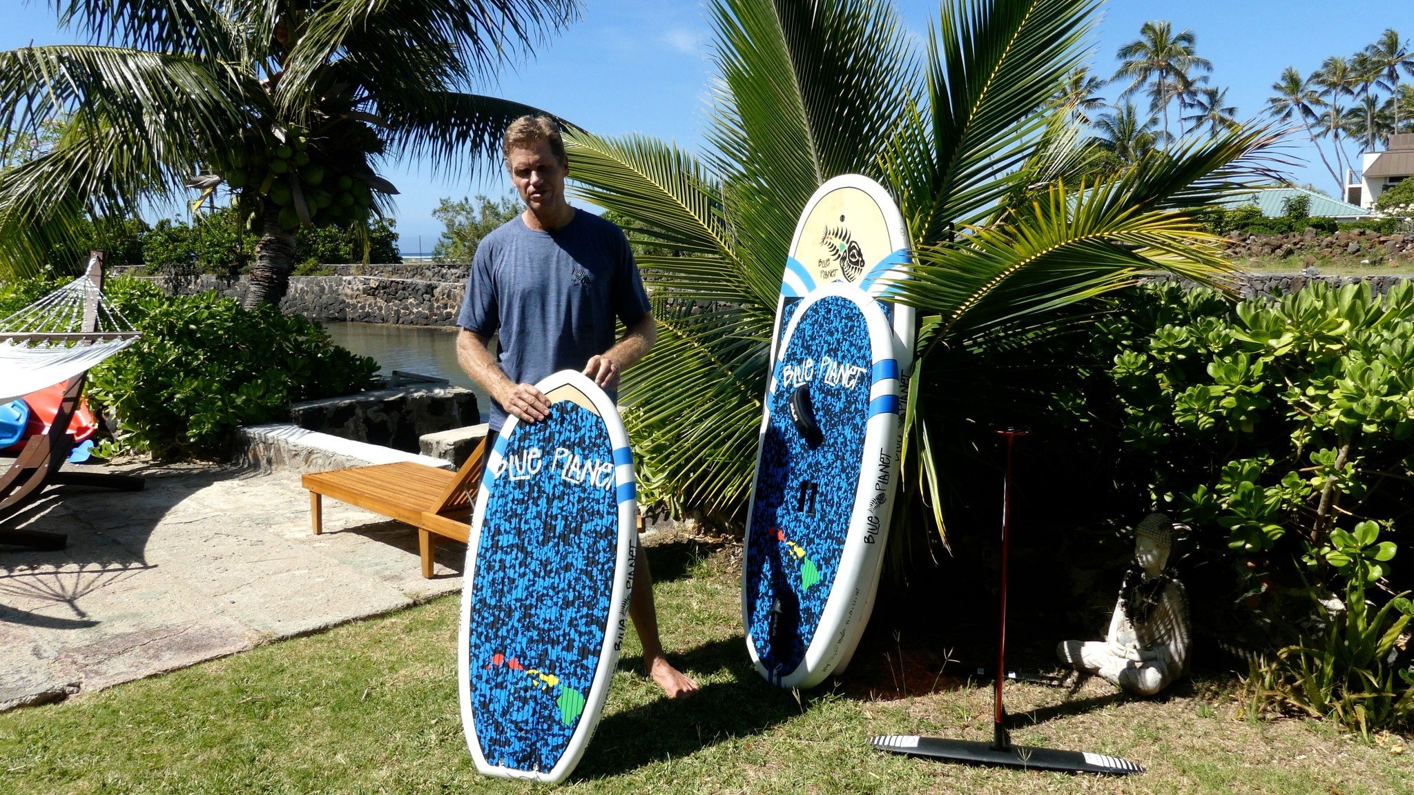 prone foil surf board