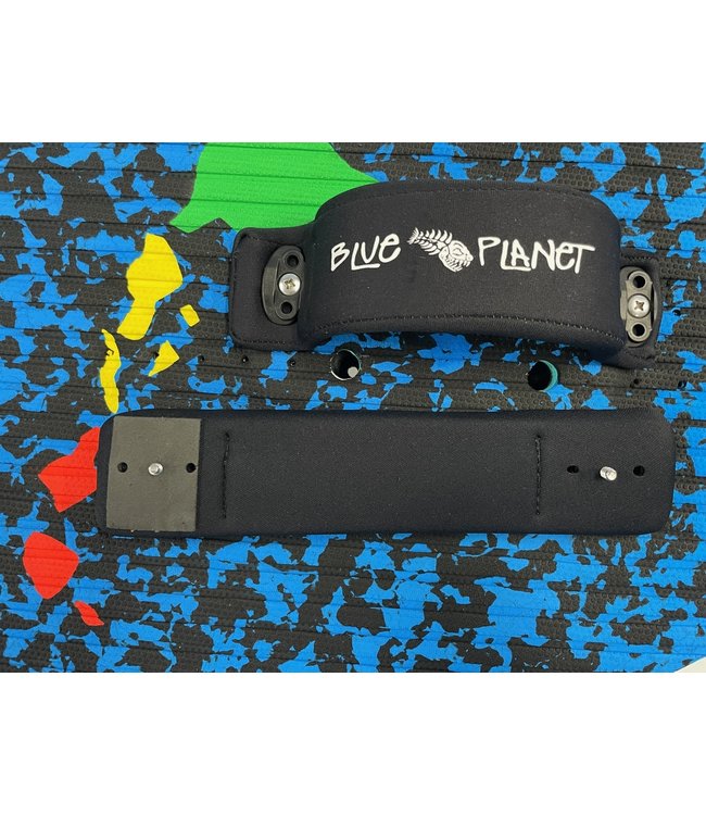 Blue Planet Lightweight Neoprene Foot Strap with screws and washers