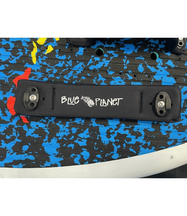 Blue Planet Lightweight Neoprene Foot Strap with screws and washers