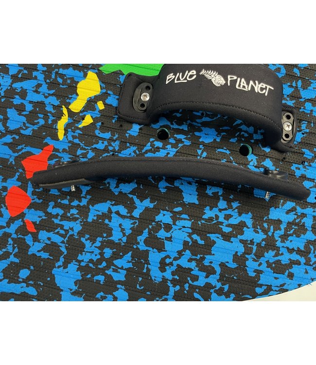 Blue Planet Lightweight Neoprene Foot Strap with screws and washers