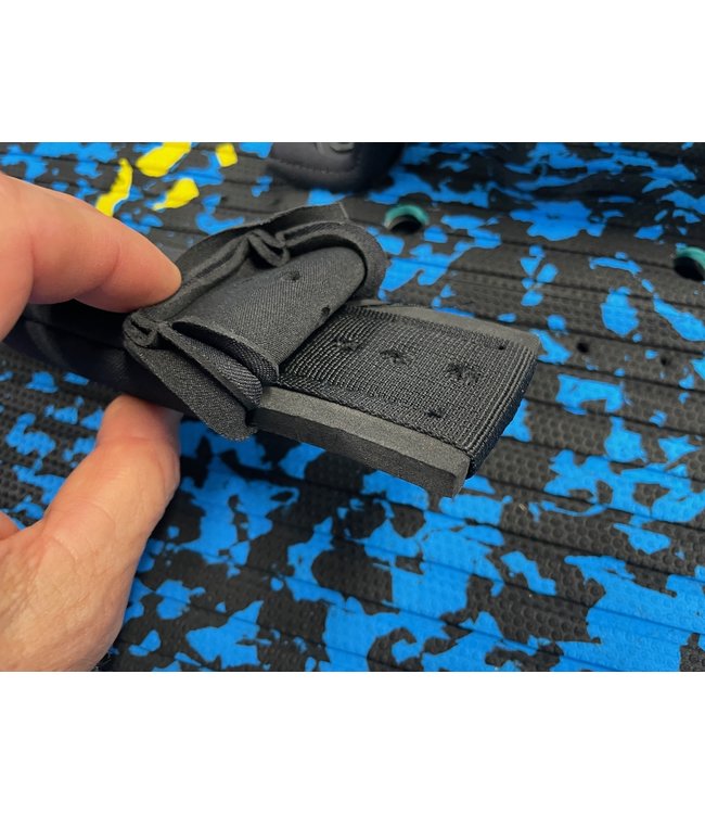 Blue Planet Lightweight Neoprene Foot Strap with screws and washers