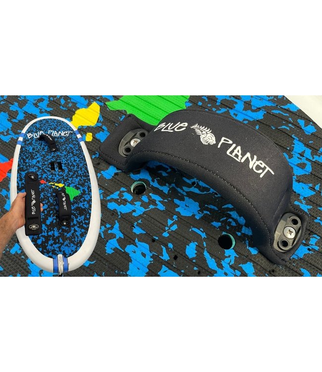 Blue Planet Lightweight Neoprene Foot Strap with screws and washers
