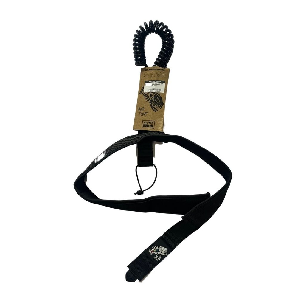 Blue Planet 8' ft. Foil Waist Belt Coil Leash