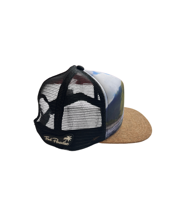 Blue Planet "Find Paradise" Molokai Wave Trucker - Cork Bill