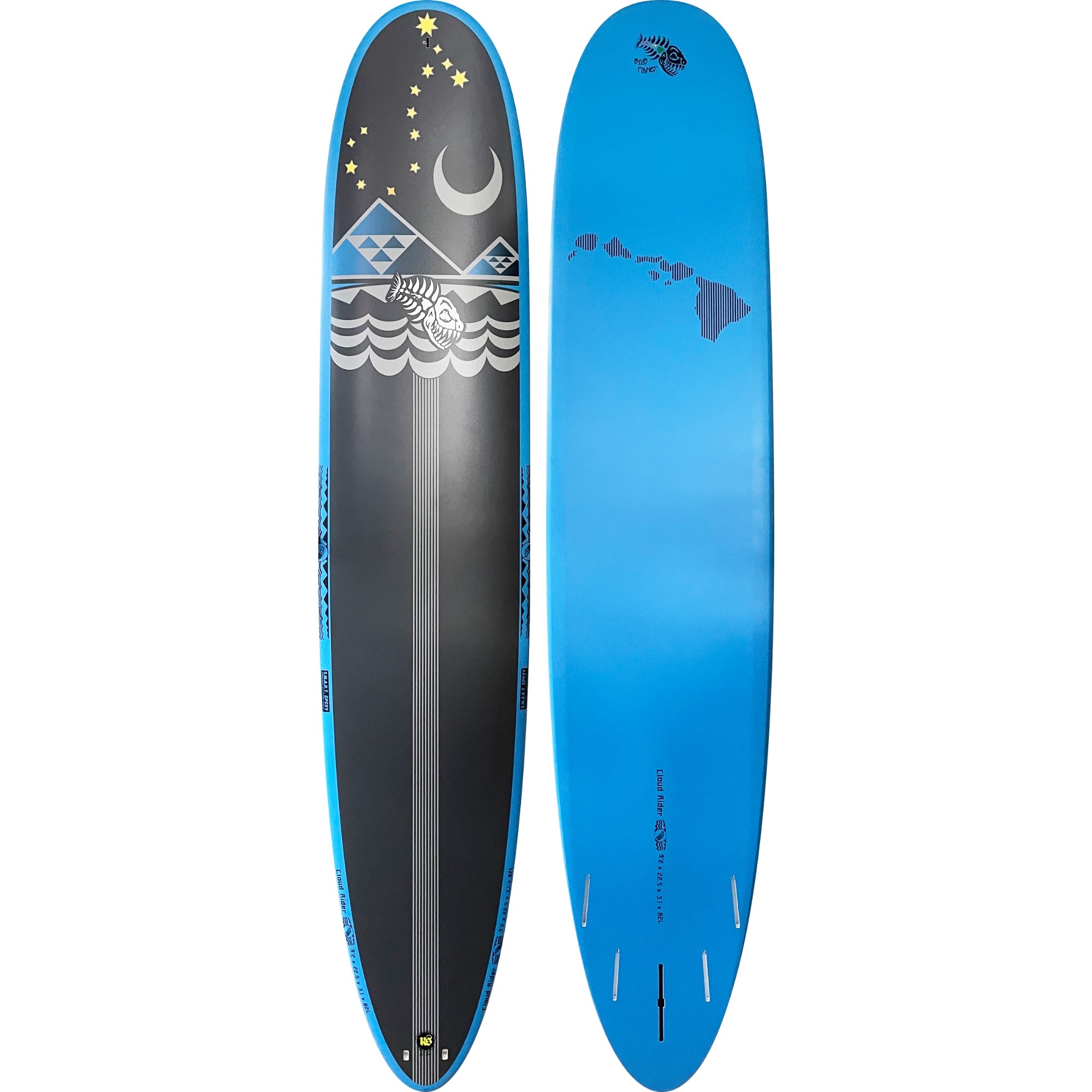 Blue Planet Cloud Rider 9'2 Longboard | Lightweight Carbon Surfboard