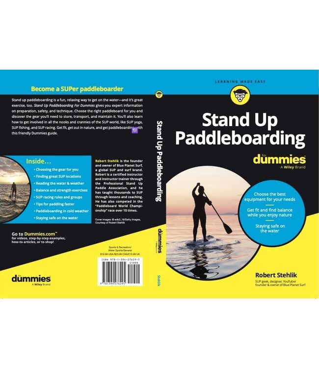 Stand Up Paddleboarding for Dummies Book with free customized message & signature