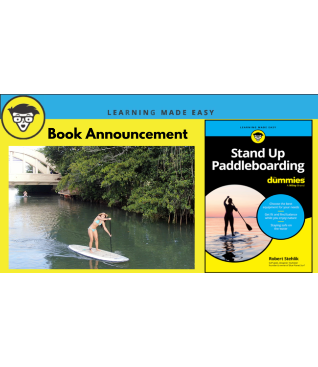 Stand Up Paddleboarding for Dummies Book with free customized message & signature