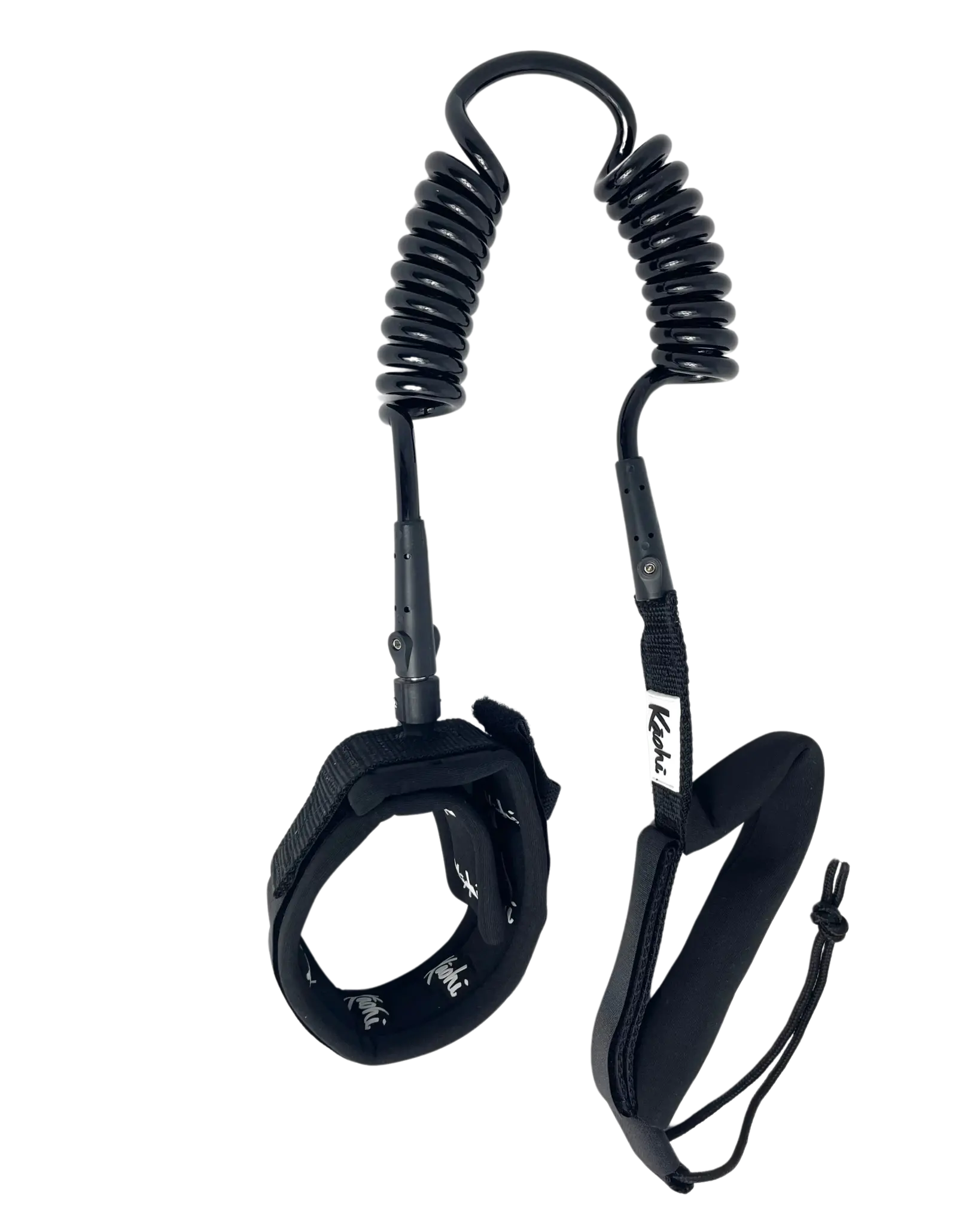 Kaohi Grip Leash Double Coil Foil Leash | Blue Planet