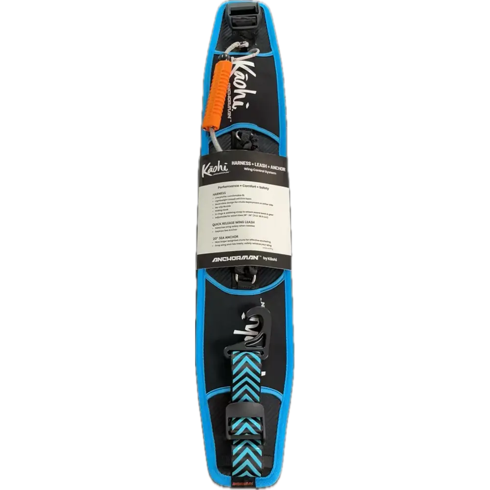Kaohi Kaohi Anchorman Harness + Wing Leash + Sea Anchor Combo.