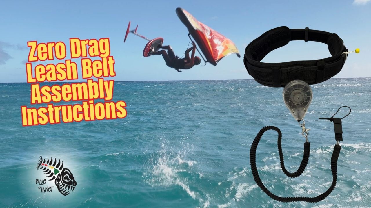 Blue Planet Zero Drag Retracting Reel Leash for foiling is now in stock!