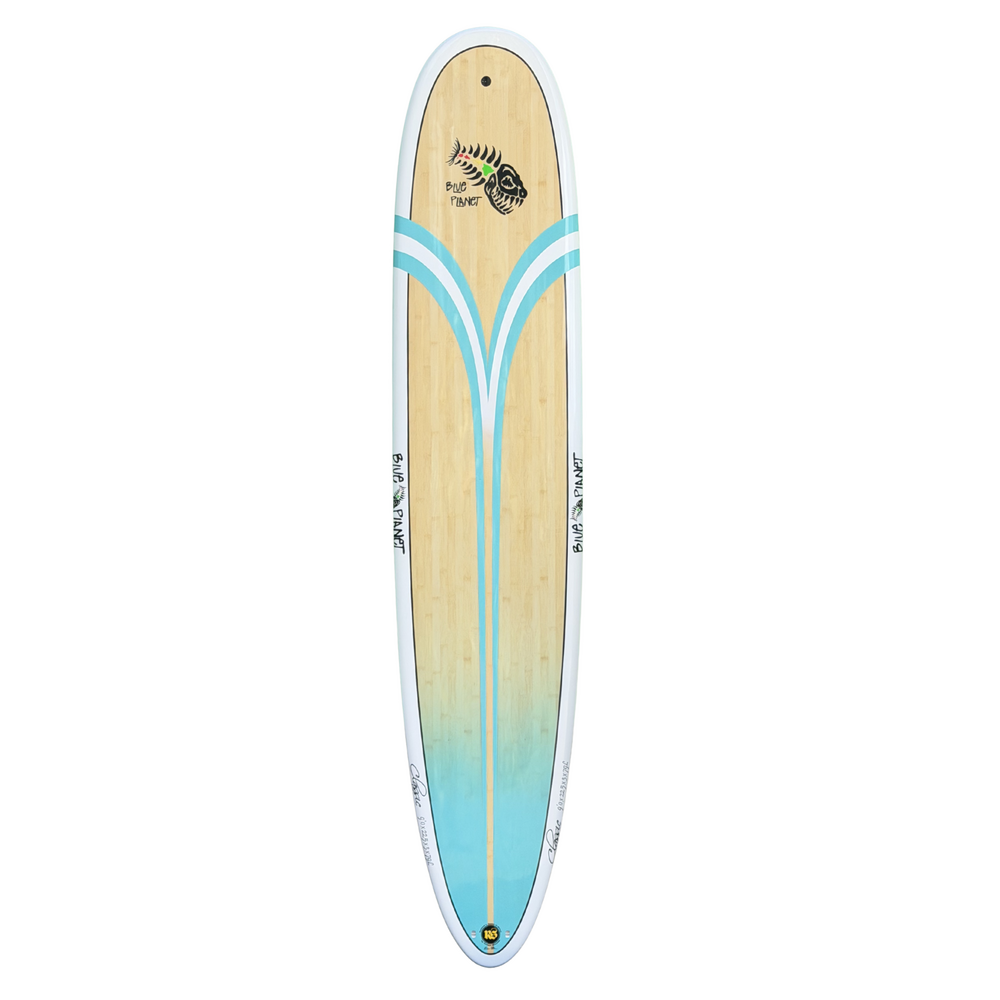 Blue Planet Bamboo Epoxy Longboard