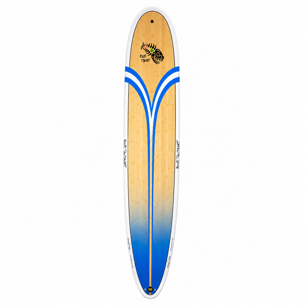 Blue Planet Bamboo Epoxy Longboard