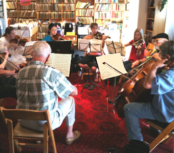 The Mendelssohn Octet gets a read-through.