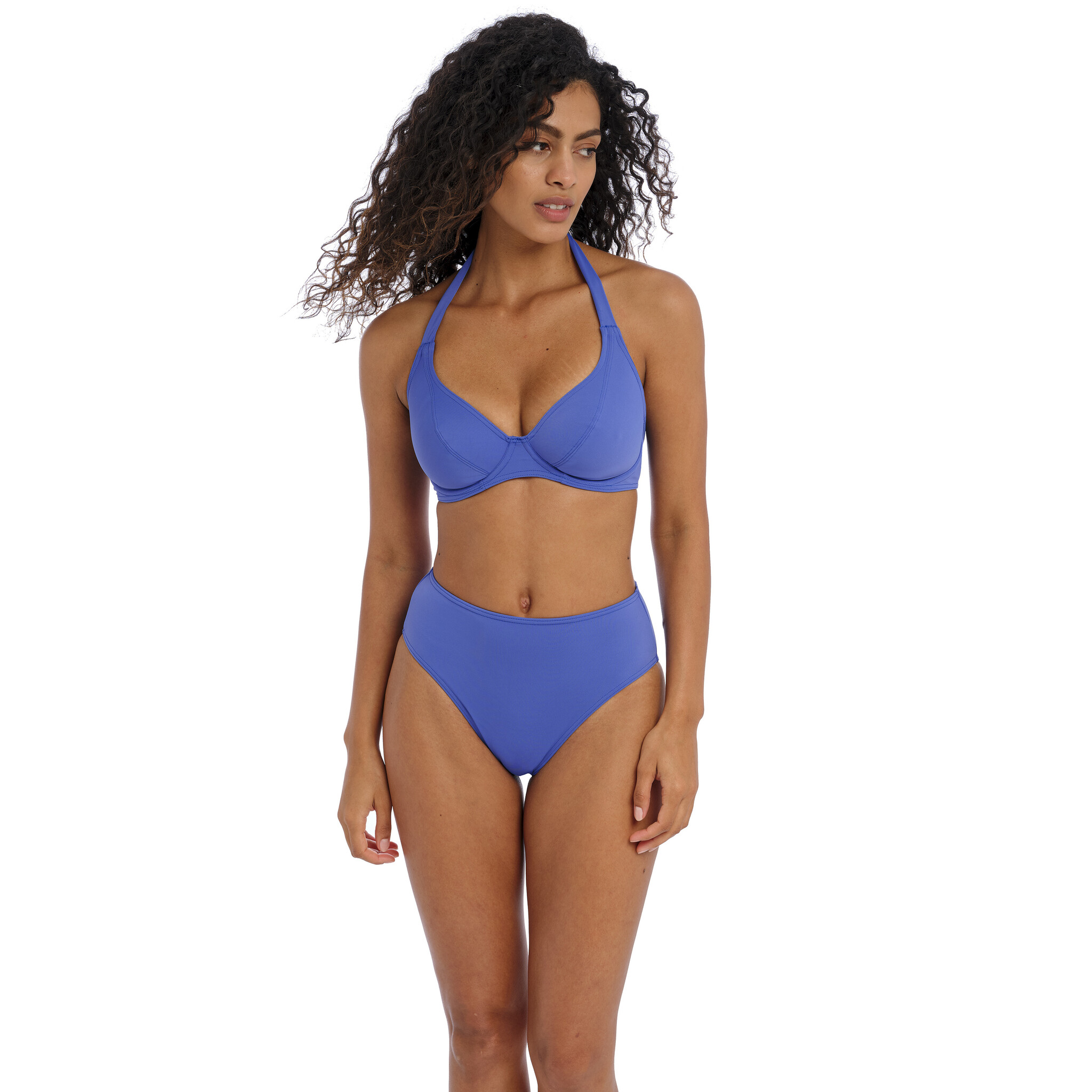 AS7236 Jewel Cove High Waist brief Plain Azure