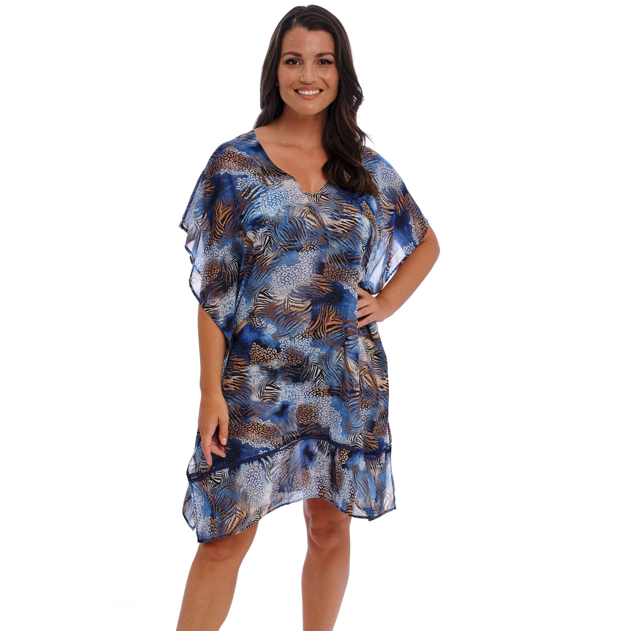 FS503794 Seraya Sands Denim Kaftan  - moyen