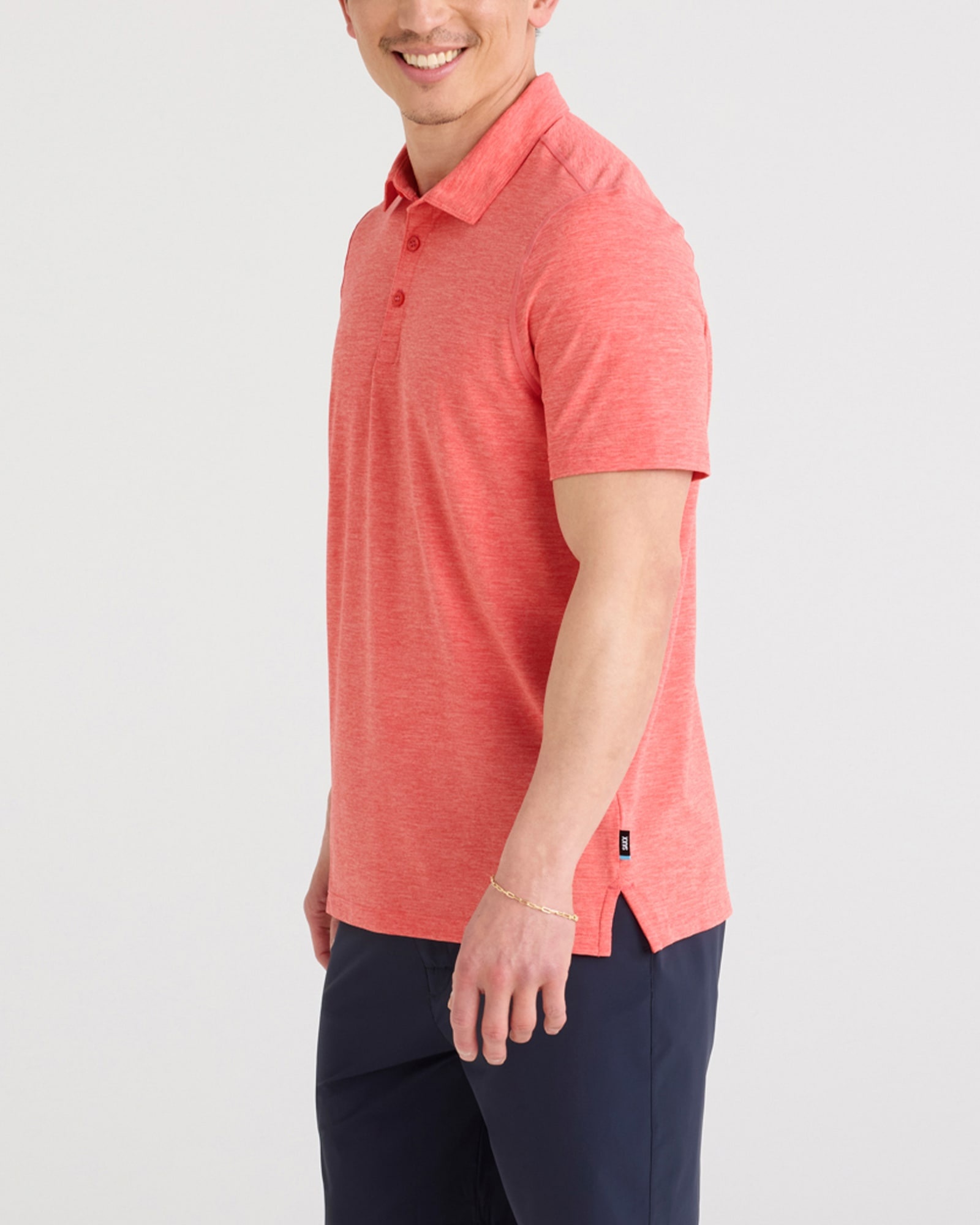 Droptemp Polo Coral Red Heather