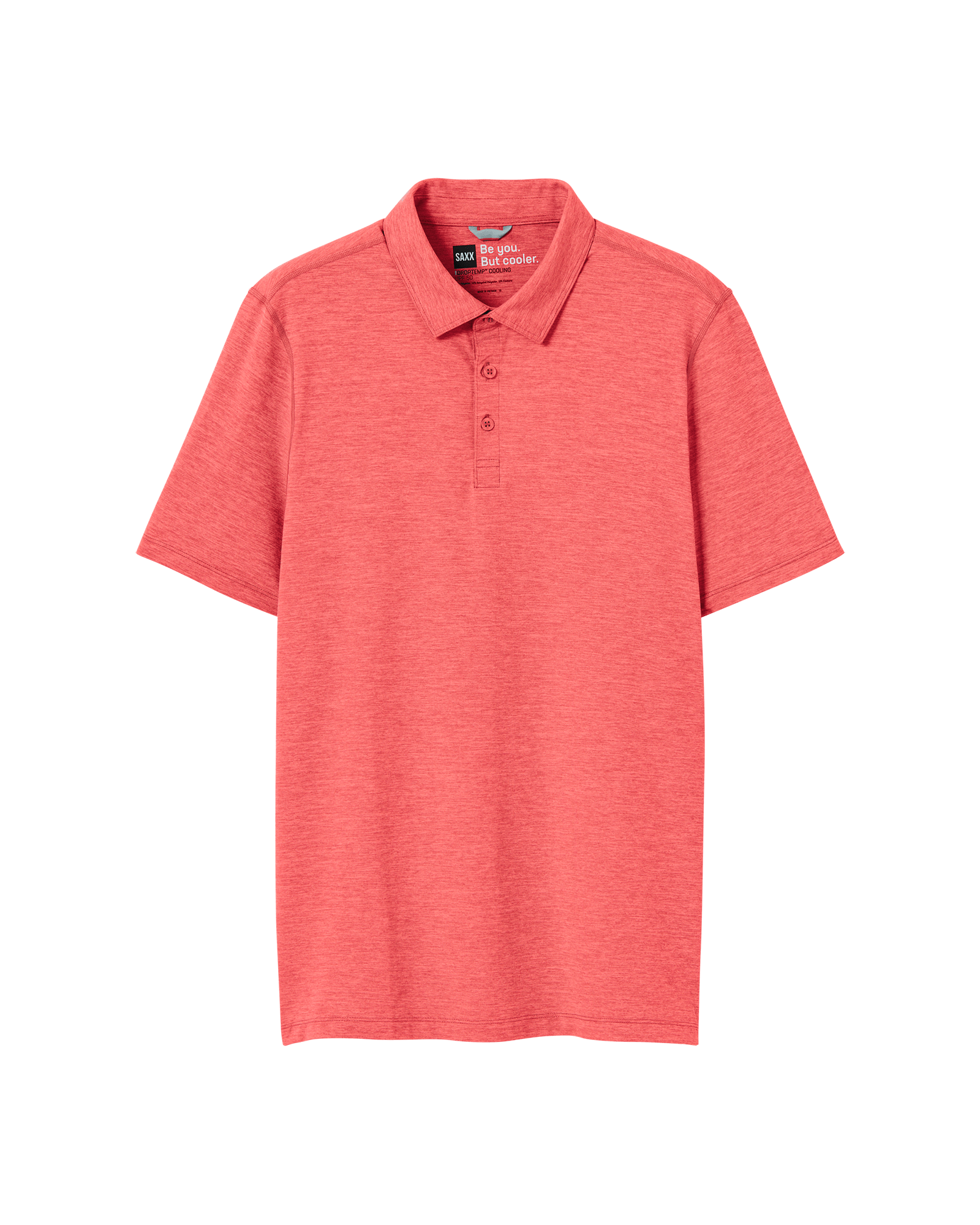 Droptemp Polo Coral Red Heather