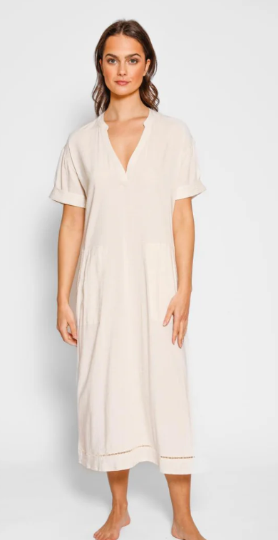 K25200-03 Capri Travel Dress Raw Moyen
