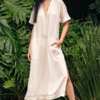 K25200-03 Capri Travel Dress Raw Moyen