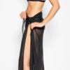 K2362-15 Escape mesh sarong noir