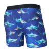 Volt Boxer Brief Shattered Sharks Blue