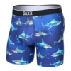 Volt Boxer Brief Shattered Sharks Blue
