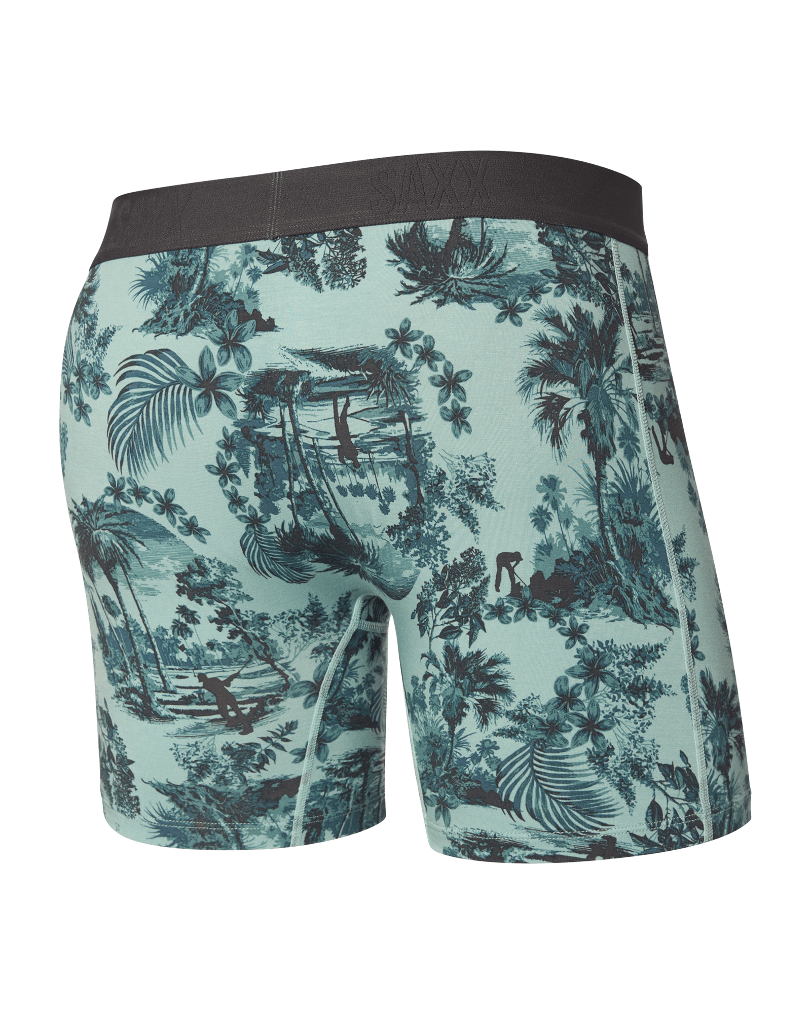 Saxx Vibe Xtra Boxer Fly Golf Toile Aquifer
