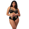 EL302602 Teagan Plunge black almond