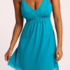 9394F Nuisette avec soutien Full Bust Turquoise
