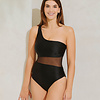 19A122Z Radiant One-Shoulder Noir