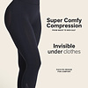 012779M Capri Invisible Taille haute Noir