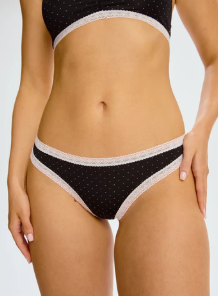 Shorty à bordure de dentelle The Micro