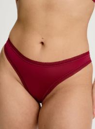 Shorty à bordure de dentelle The Micro