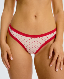 Shorty à bordure de dentelle The Micro