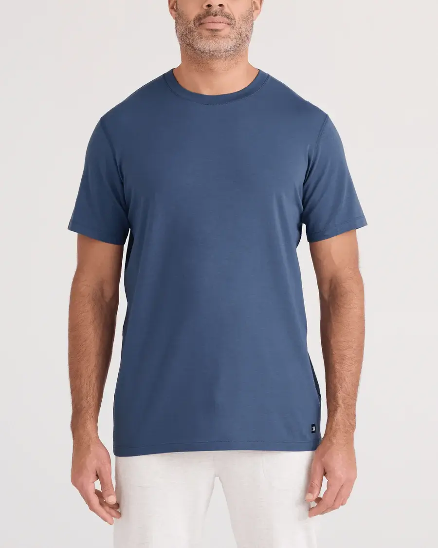 Droptemp Cooling Cotton Tee Washed Indigo